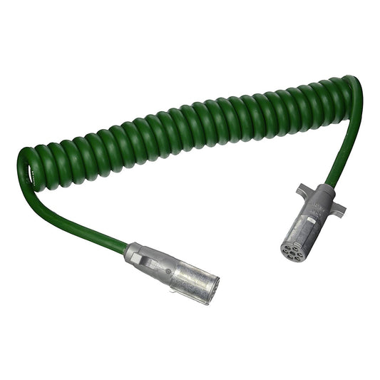 Ultra Heavy Duty ABS Electric Coiled Cable With Spring Guard | 26A81X-0159